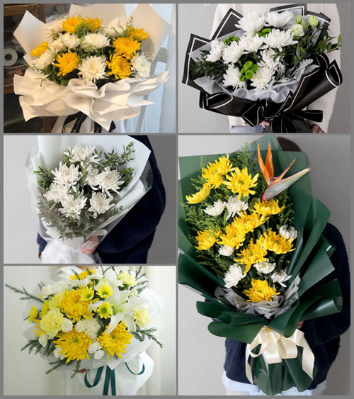 浙江省温州苍南县龙港镇凤江村白事花束代送